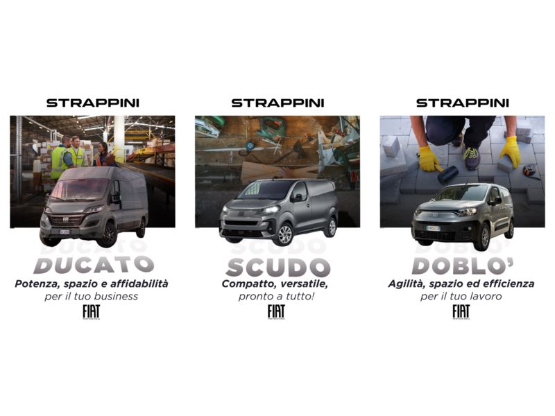 Scopri la gamma Fiat Professional da Strappini Auto a Terni – Affidabilità e Performance per il tuo Business